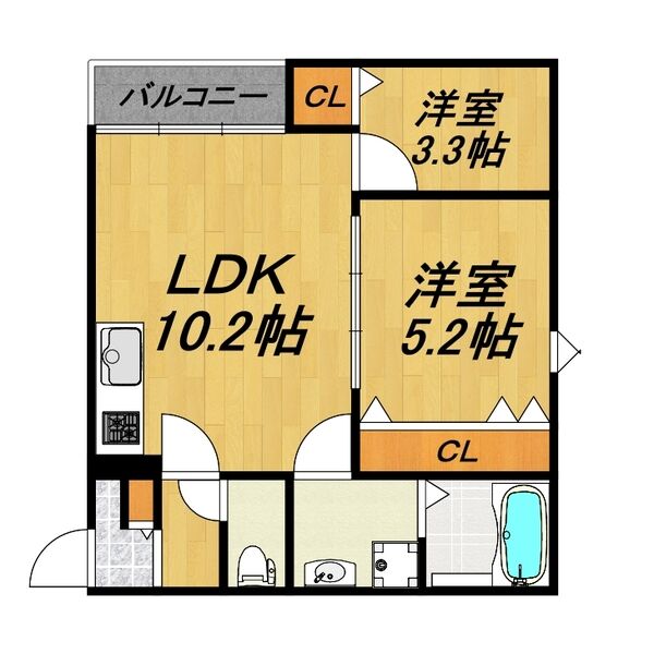 LECOCON半田IIの間取り