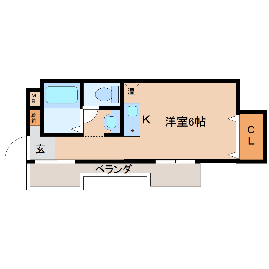 北之庄西町ビルの間取り