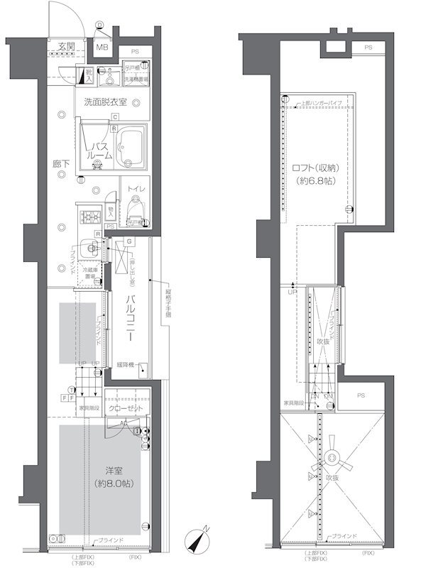 ZOOM渋谷神山町の間取り