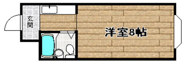 高槻市大畑町のマンションの間取り