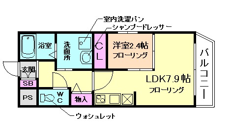 RIFF石橋阪大前の間取り