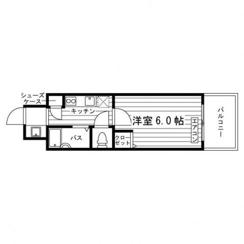 レジディア中目黒の間取り