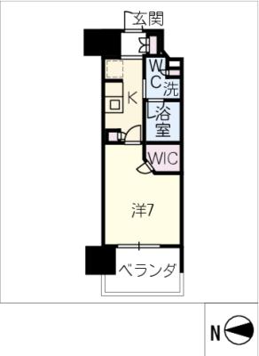 ザ・パークハビオ新栄の間取り