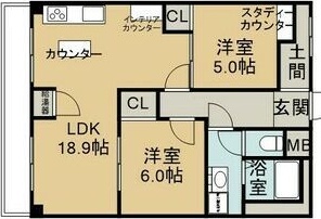 ドミール南山の間取り