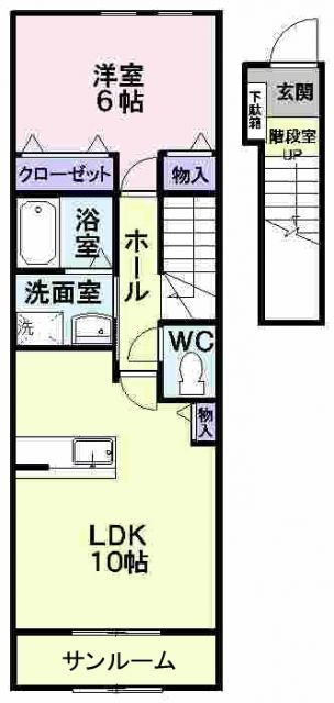 【プラシード梅の木の間取り】