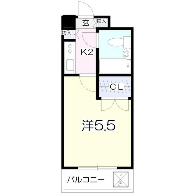 横浜市金沢区釜利谷南のマンションの間取り