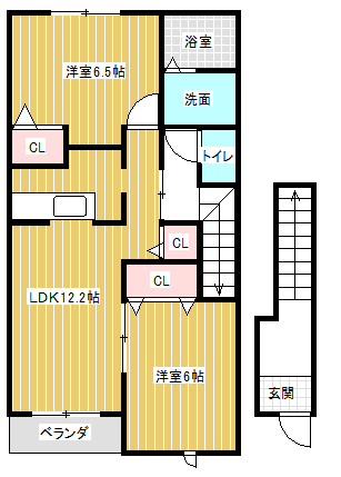 プリムローズLの間取り