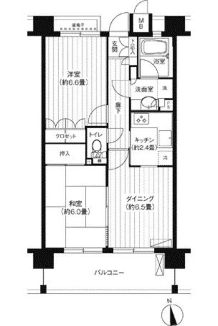 パシフィーク品川の間取り