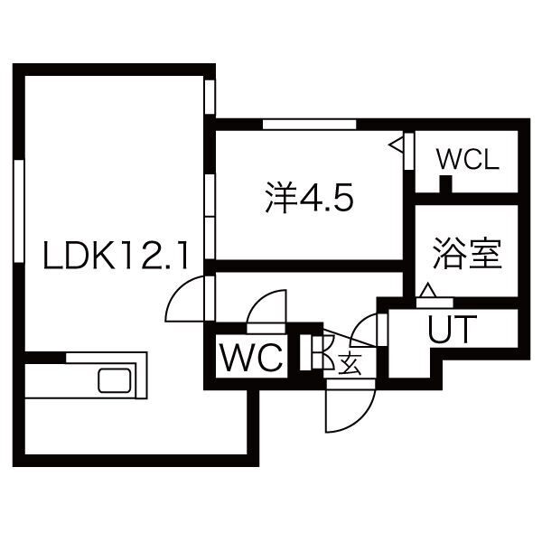 Ｒｅｓｉｔｒｕｓｔ（南７西２ＭＳ）の間取り