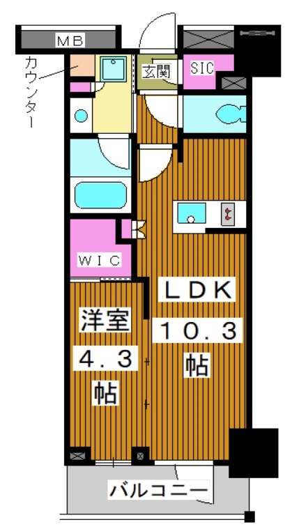 ルフォンプログレ志村坂上の間取り