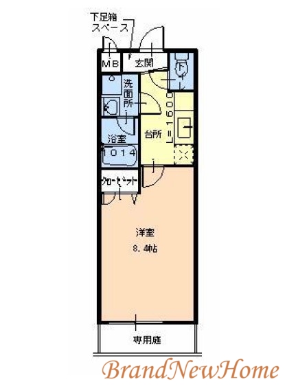 堺市堺区東上野芝町のアパートの間取り