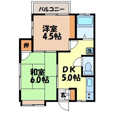 サンシエ田上の間取り