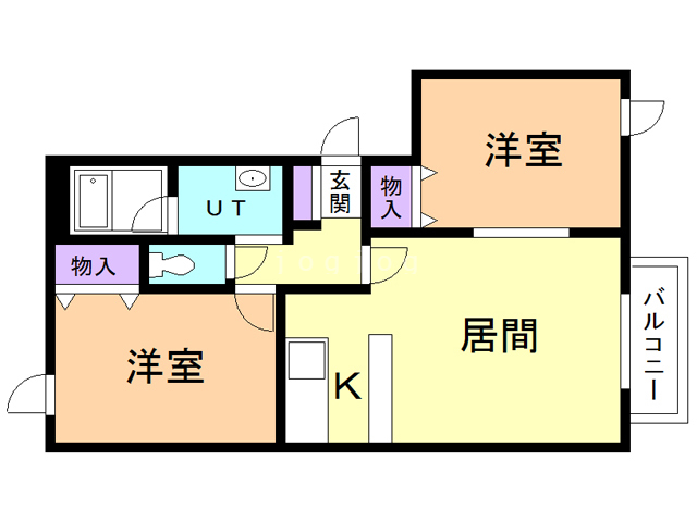 ポムドテールの間取り