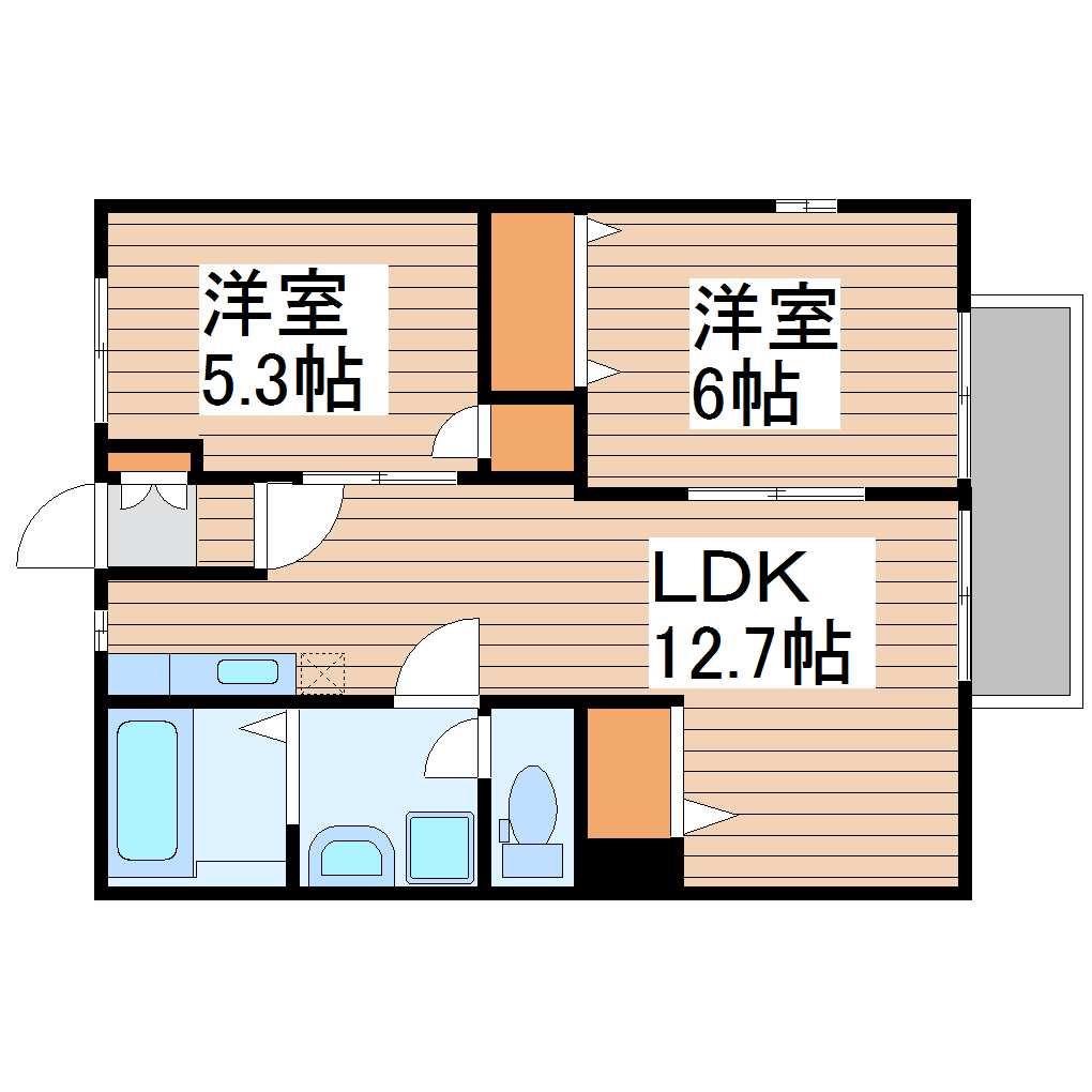 ヒルズ梨ヶ丘の間取り