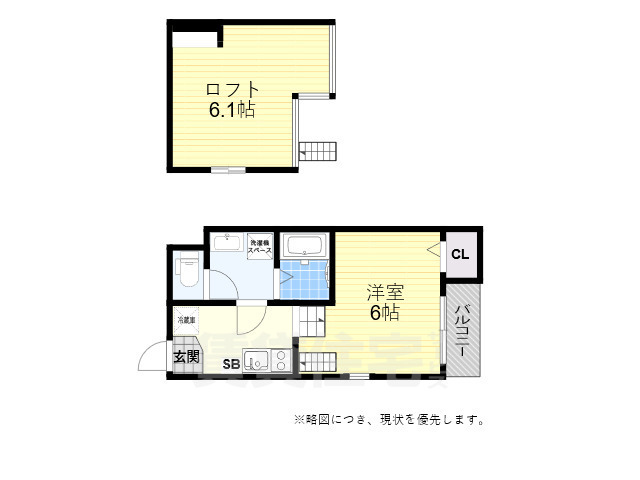 神戸市垂水区川原のアパートの間取り