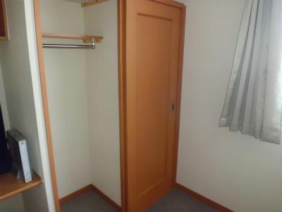 収納　衣服をスッキリ仕舞えるクローゼット。