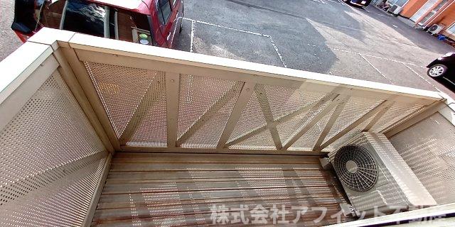 バルコニー　南西向き