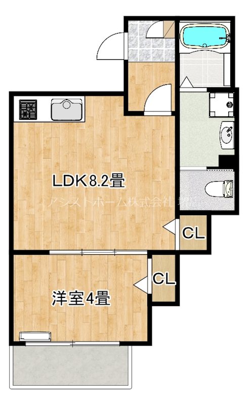 【ALEGRIA三国ヶ丘の間取り】