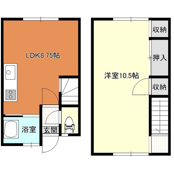 オーエム荘の間取り