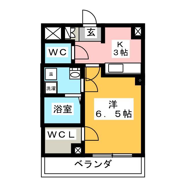 オアシス柳ヶ瀬ビルの間取り