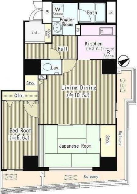 杉並区荻窪のマンションの間取り