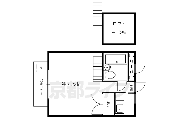 エクセレント北白川の間取り