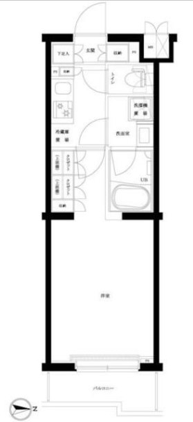 ルーブル武蔵中原参番館の間取り