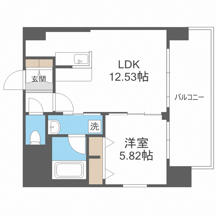 プレジオ難波WESTの間取り