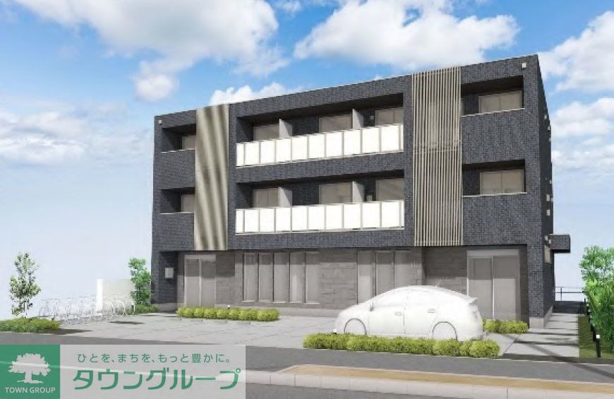 【市川市東菅野のマンションの建物外観】