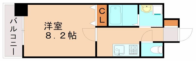 北九州市八幡西区黒崎のマンションの間取り