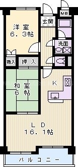 プレーヌ緑地公園の間取り