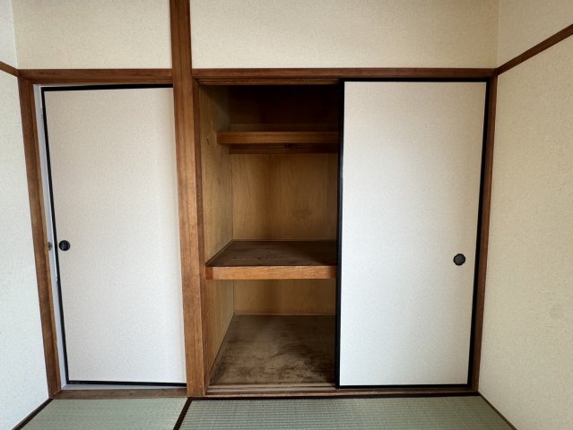 収納　たっぷりとした収納スペースです
