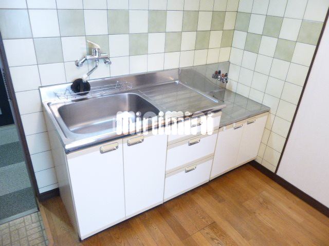 キッチン　２口ガスコンロ設置可能！