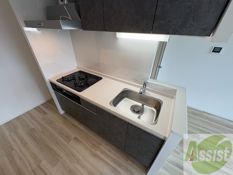 キッチン　システムキッチンなので、すぐお料理に使えます！