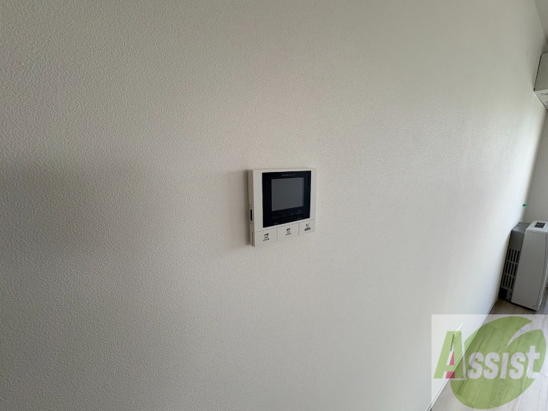 セキュリティ　インターホンです。オートロック付きで安心のマンションです。