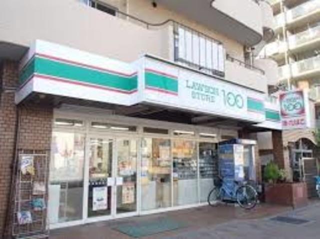 コンビニ　ローソンストア100長田菅原通店（コンビニ）まで193m