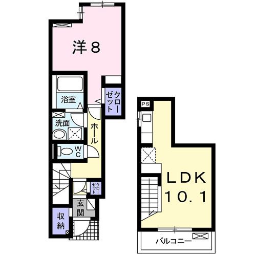シカタロジュマンの間取り写真