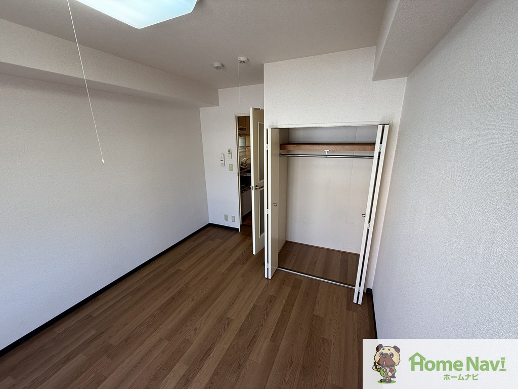 収納　大きな収納で荷物もすっきり片付きます。