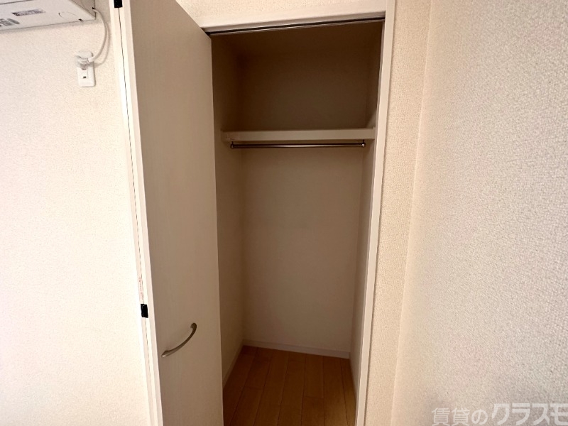 収納　小さめですが収納スペース確保！