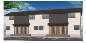 建物外観　完成イメージ（只今建設中です）