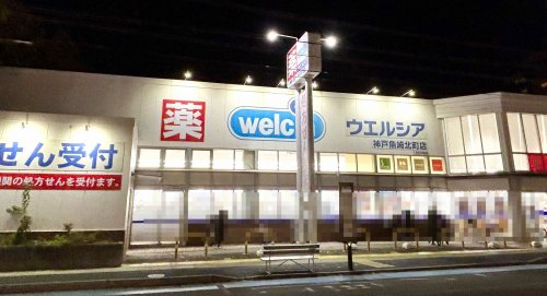 ドラックストア　ウエルシア神戸魚崎北町店（ドラッグストア）まで250m