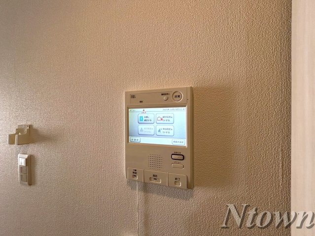 セキュリティ　モニター付きインターフォンです