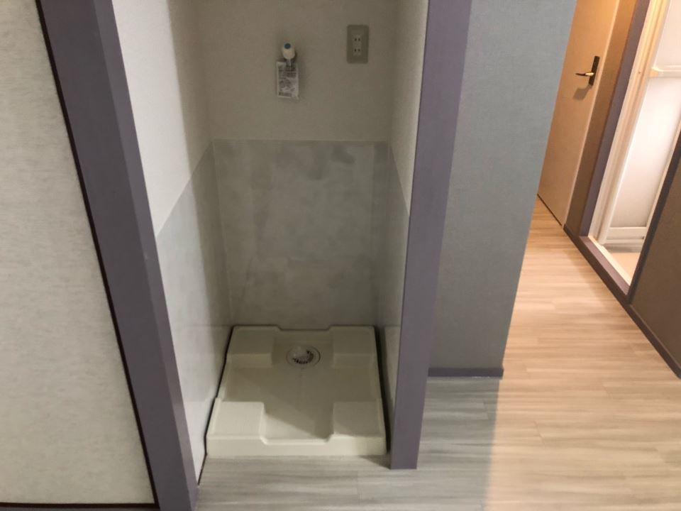洗面設備　室内洗濯機置き場