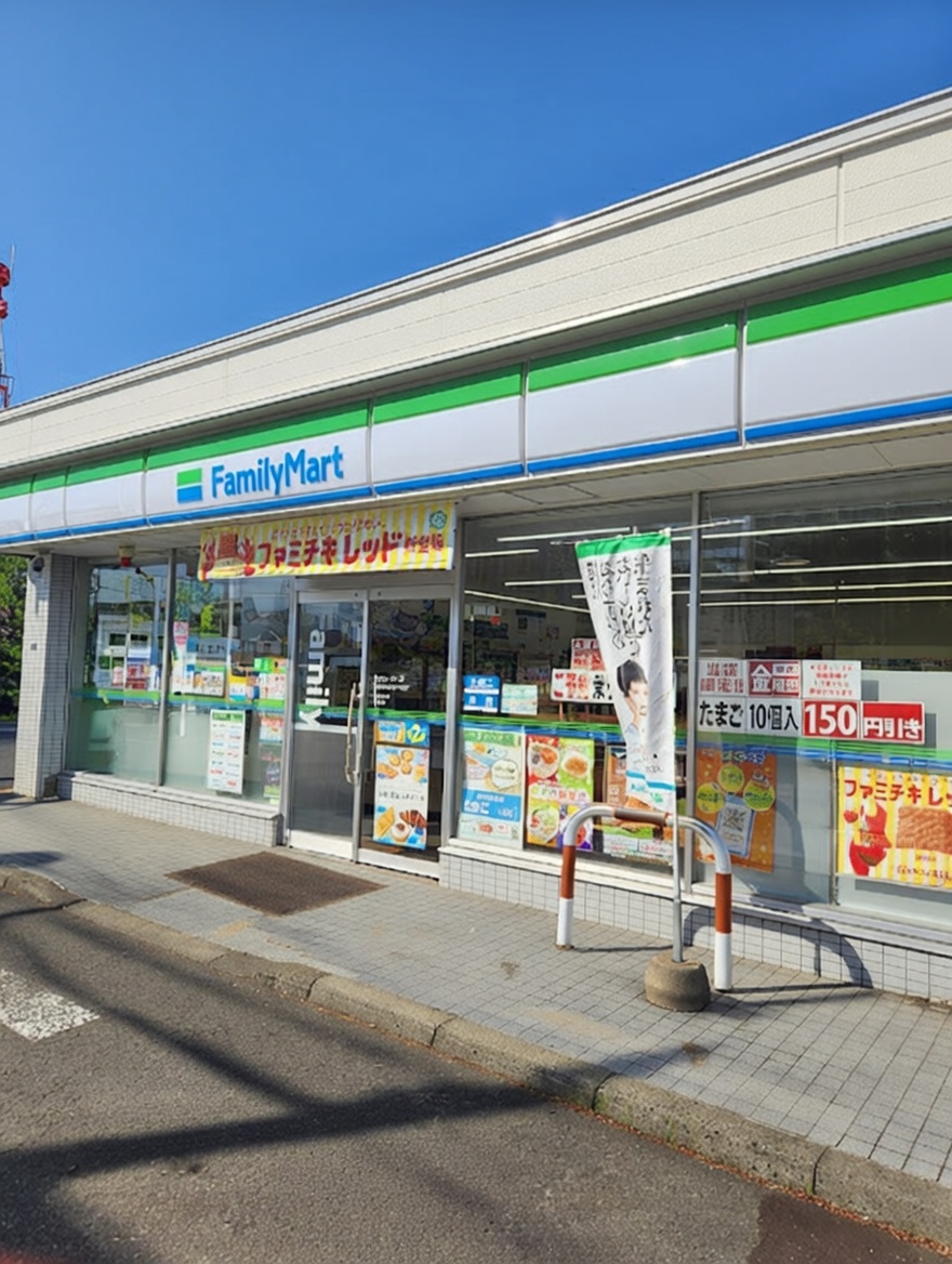 コンビニ　ファミリーマート札幌月寒東3条17丁目店（コンビニ）まで347m