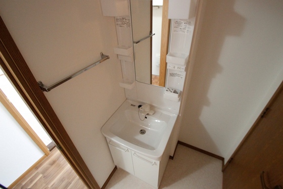 洗面設備　※別号室の写真です。