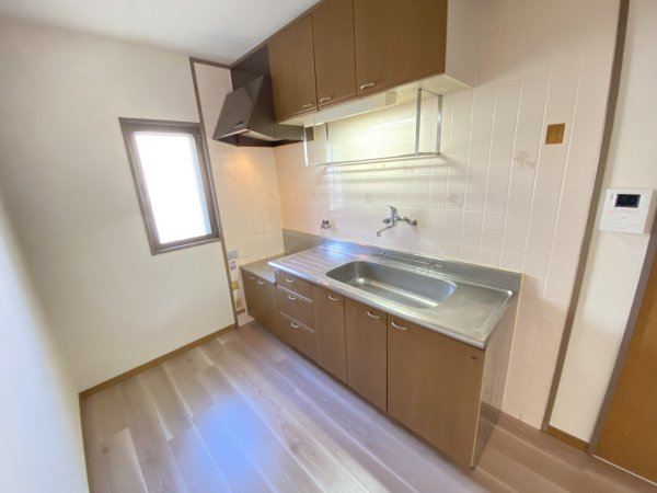 キッチン　シングルレバーで温度調整ラクラク☆