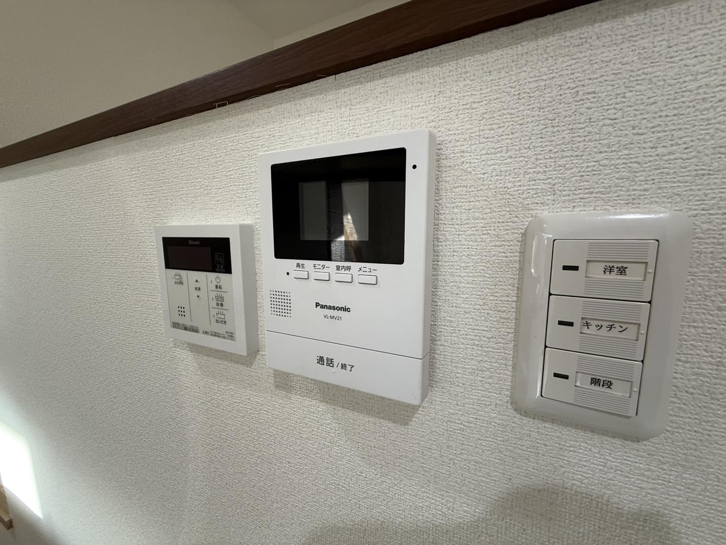 セキュリティ　ＴＶモニターホン付きです