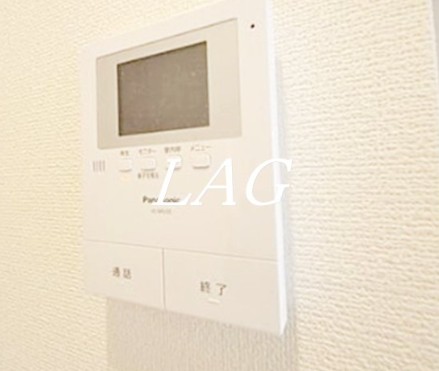セキュリティ　モニター付きインターフォンです。