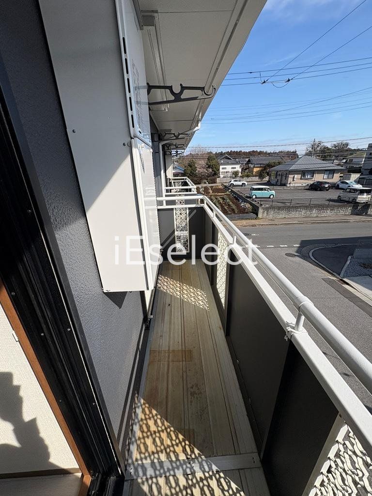 バルコニー　お洗濯物はこちらで