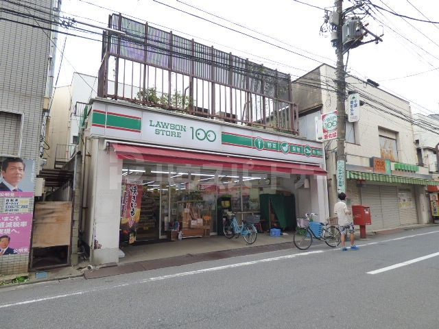 コンビニ　ローソンストア100墨田鐘ヶ淵店（コンビニ）まで300m